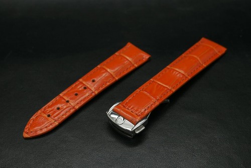 18mm premium orange leather - orange,