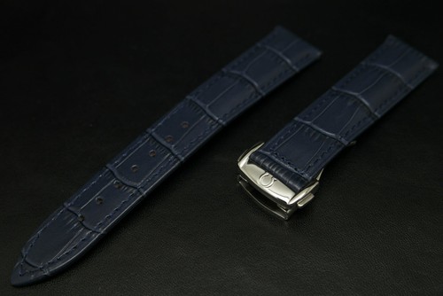 20mm premium blue leather - blue,
