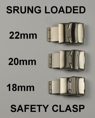 Sprung buckle safety - , button